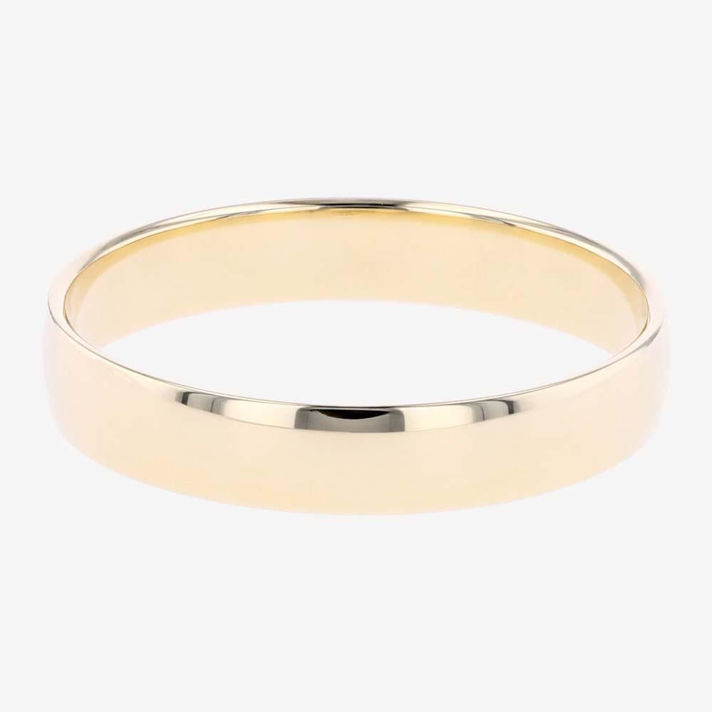18ct Yellow Gold Mens Extra Heavyweight Band 4mm