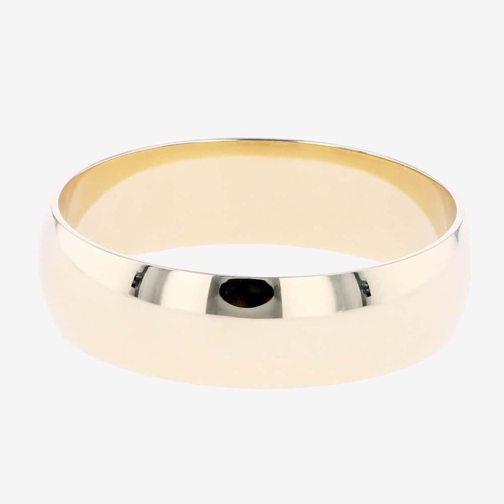 9ct Yellow Gold Mens Extra Heavyweight Band 6mm