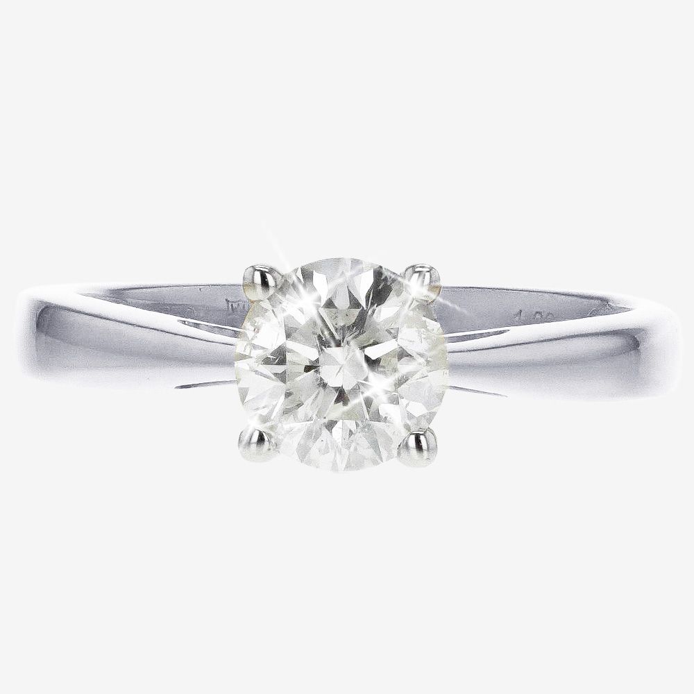 18ct White Gold Diamond Solitaire 1.00ct