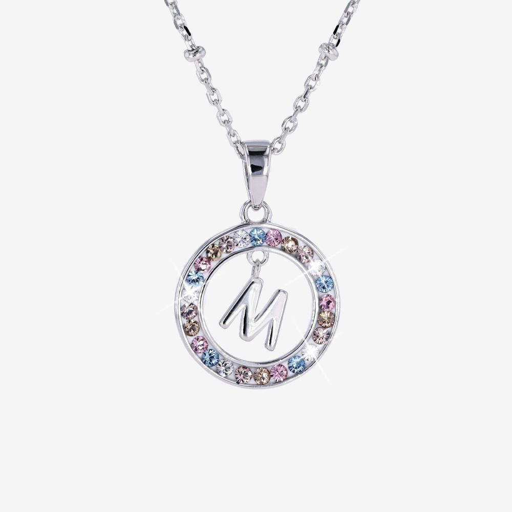 Probably The Best Crystals In The World Initial M Necklace