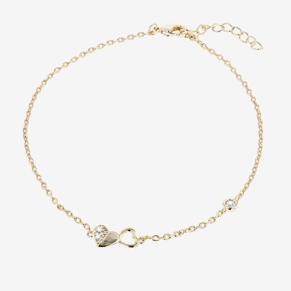 Luxury 18ct Gold Plated DiamonFlash® Anklet