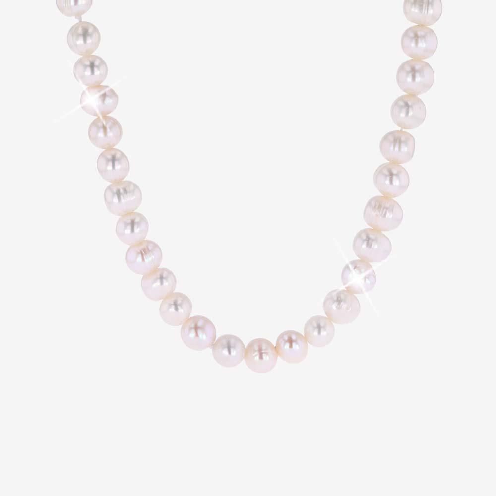 Real Cultured Freshwater Pearl Necklace 6-7mm