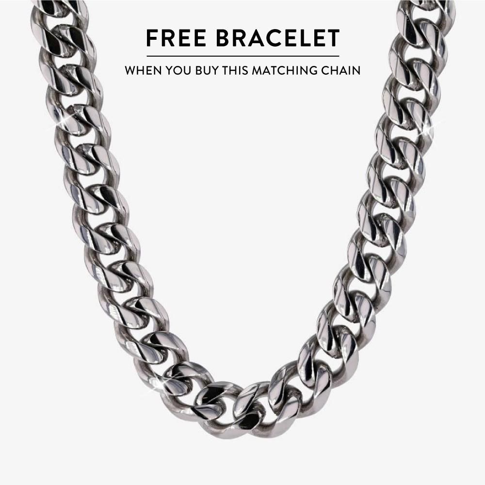 Solid, Super Heavyweight 8mm Cuban Chain