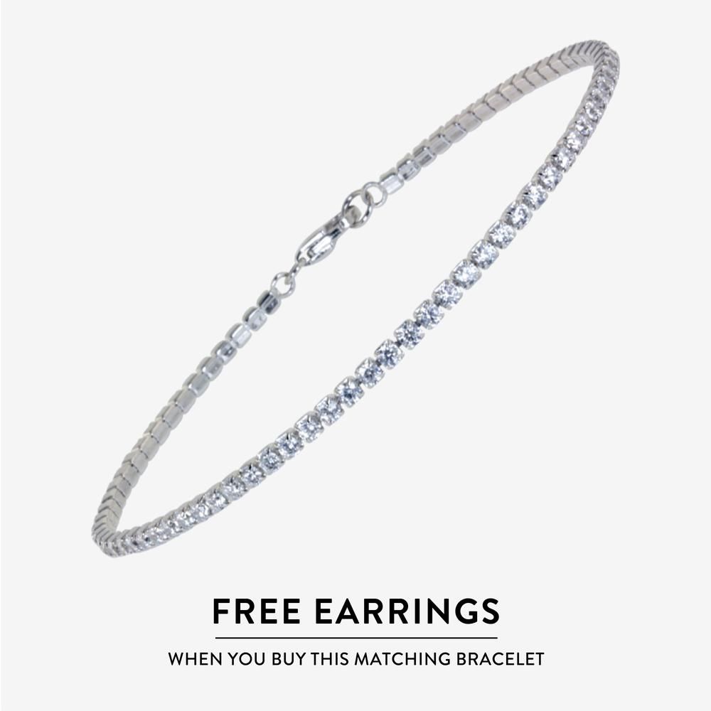 Silver Tennis Bracelet